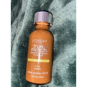 Loreal True Match Super Blendable Liquid Makeup Oil Free #W10 DEEP GOLDEN